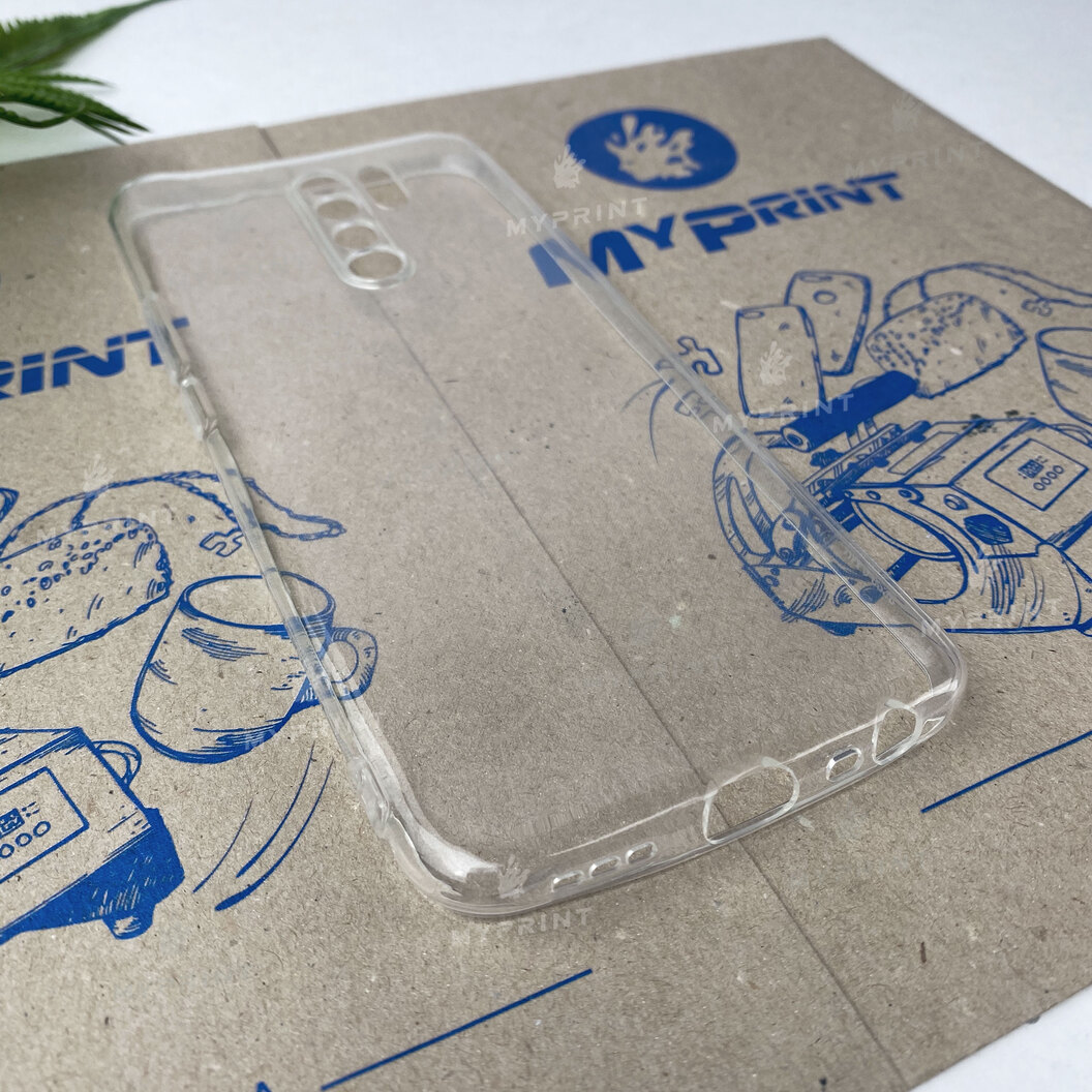 Чохол силіконовий для Xiaomi Redmi 9 прозорий (6532) - фото 2 - Чохли для УФ друку