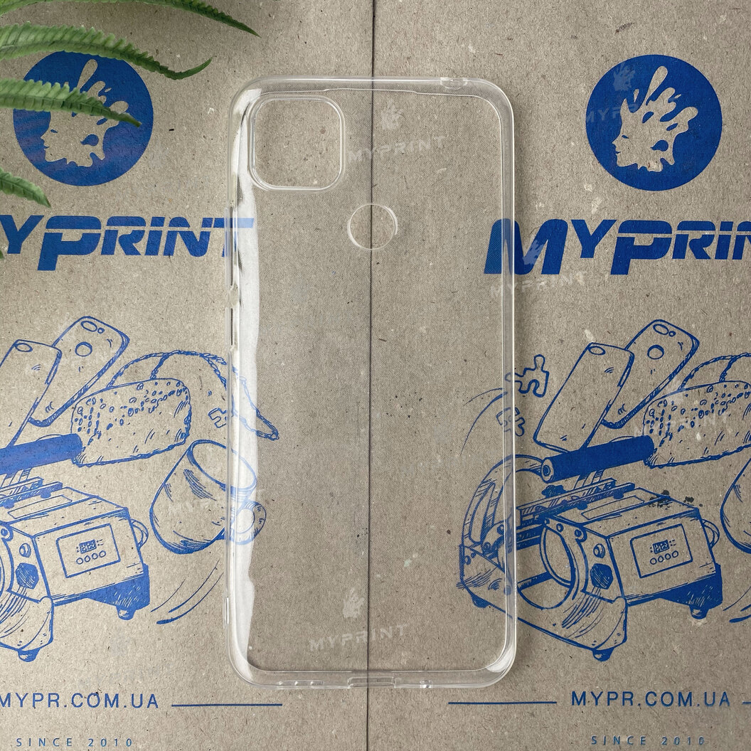 Чохол силіконовий для Xiaomi Redmi 9с прозорий (6534) - фото 1 - Чохли для УФ друку