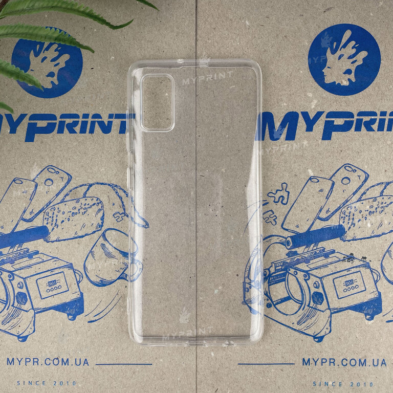 Чохол силіконовий для Samsung A41 прозорий (6543) 