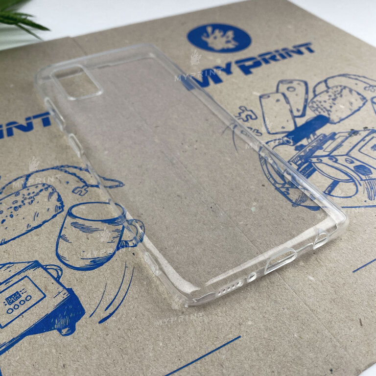 Чохол силіконовий для Samsung A41 прозорий (6543) 