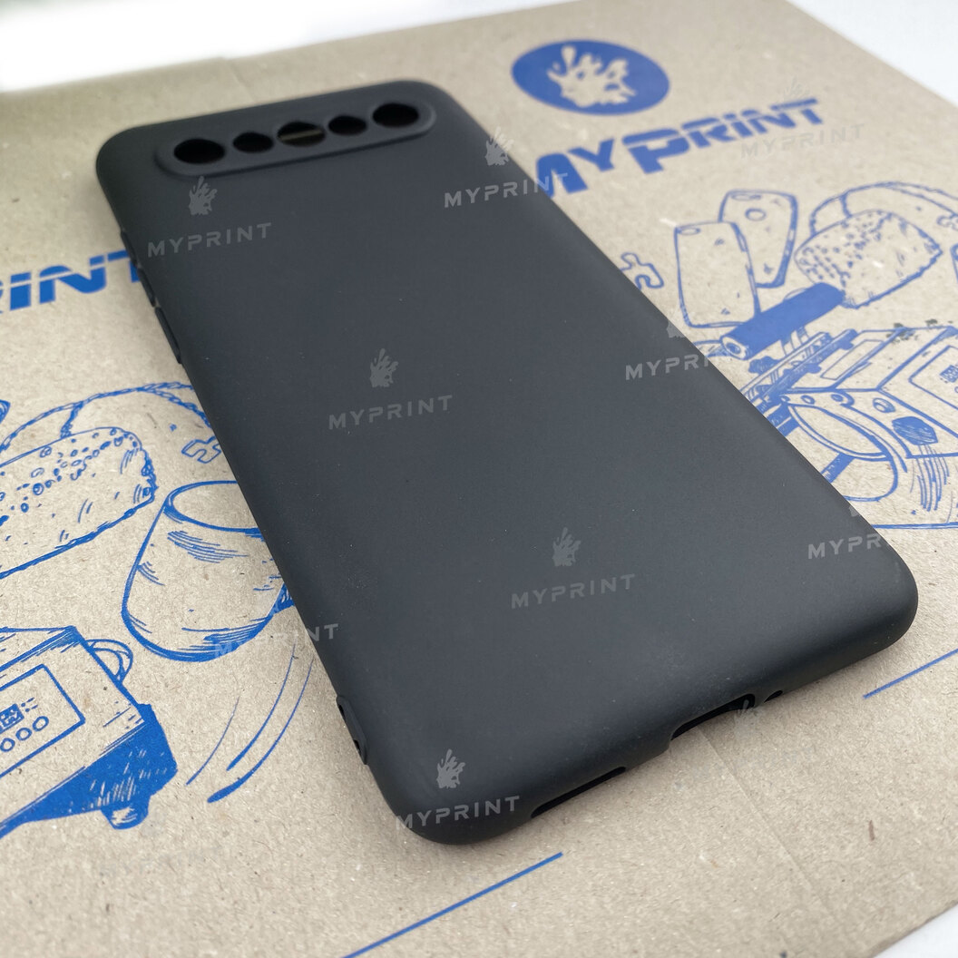 Чохол силіконовий для Meizu 17/17 Pro чорний (6555) - фото 2 - Чохли для УФ друку