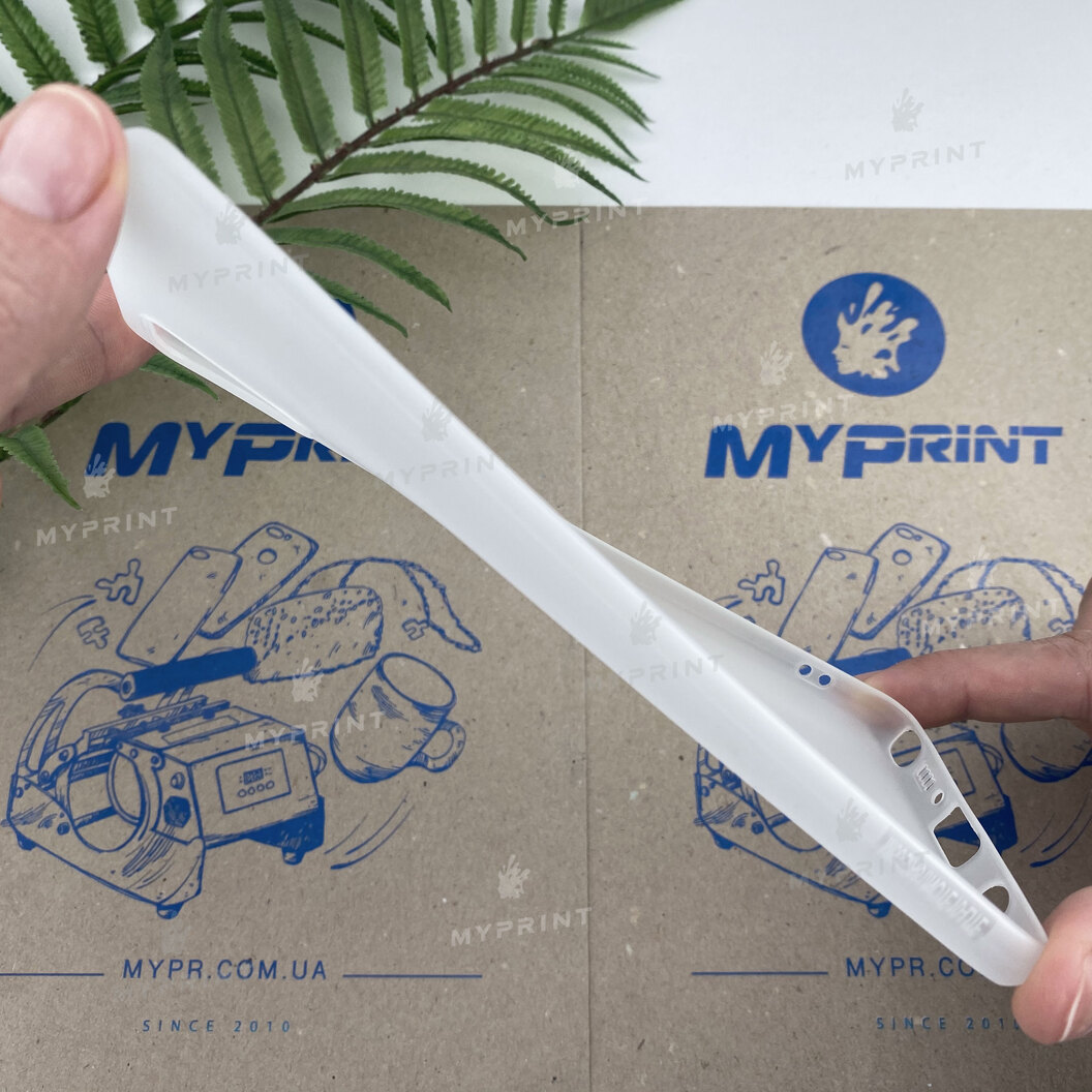 Чохол силіконовий для Samsung Note 10 Lite білий (6552) - фото 3 - Чохли для УФ друку