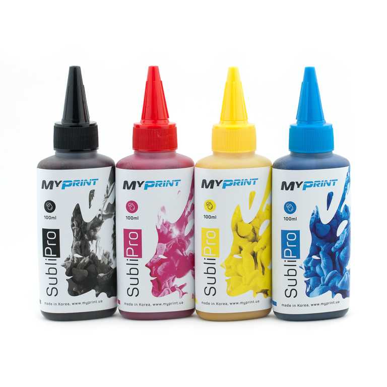 Комплект сублимационных чернил My Print SubliPro (4*100 мл) (6691) Комплект сублимационных чернил My Print SubliPro (4*100 мл) (6691)