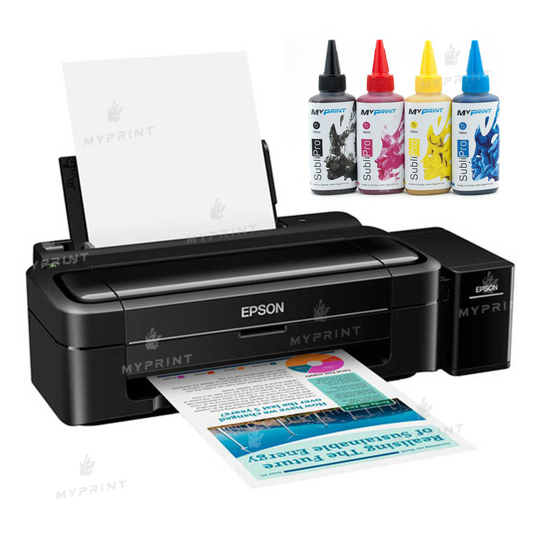 Сублимационный принтер Epson L132 со встроенной СНПЧ с чернилами My Print SubliPro (6693)  Сублимационный принтер Epson L132 со встроенной СНПЧ с чернилами My Print SubliPro (6693)