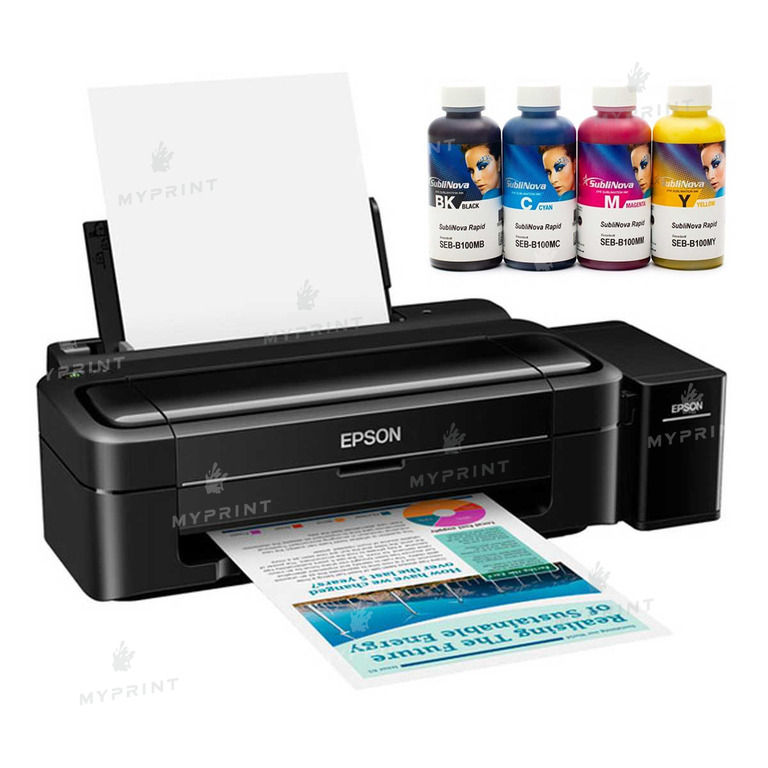 Сублимационный принтер Epson L132 со встроенной СНПЧ с чернилами Rapid Seb InkTec (6368)  Сублимационный принтер Epson L132 со встроенной СНПЧ с чернилами Rapid Seb InkTec (6368)