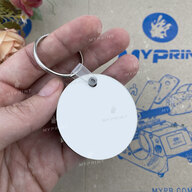 Keychain for MDF sublimation one-sided round d = 50 mm (5802) - фото 4 - Blanks for sublimation
