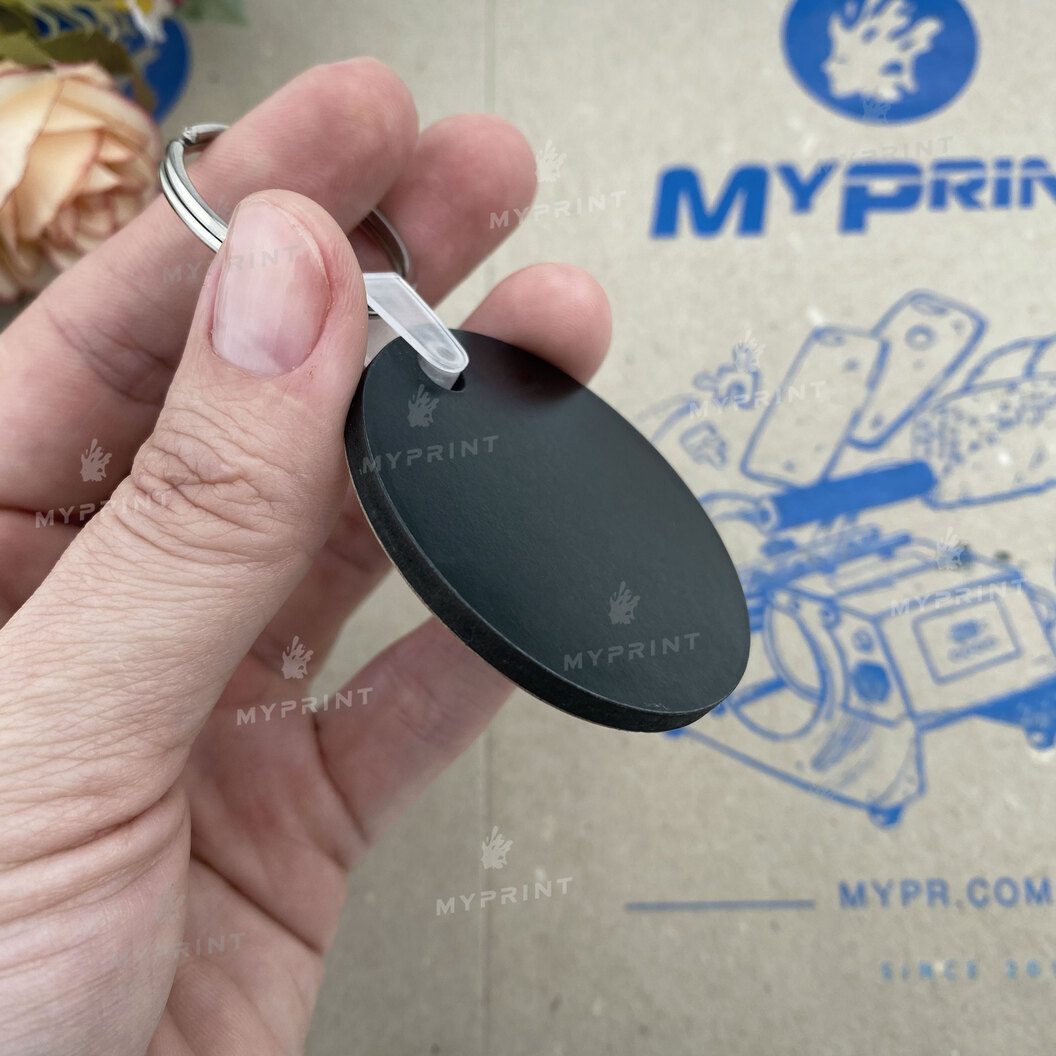 Keychain for MDF sublimation one-sided round d = 50 mm (5802) - фото 5 - Blanks for sublimation