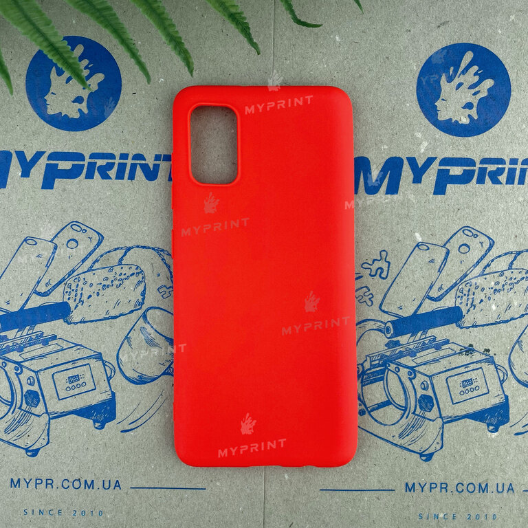 Чохол силіконовий для Samsung A41 червоний (6583) 