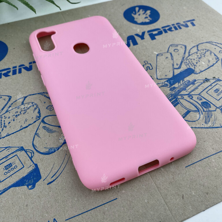 Чохол силіконовий для Samsung A11 / M11 рожевий (6604) 