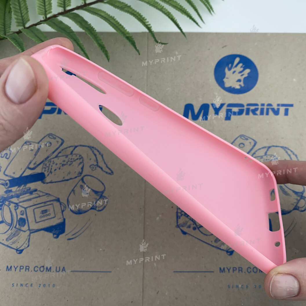 Чохол силіконовий для Samsung A11 / M11 рожевий (6604) - фото 3 - Чохли для УФ друку