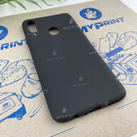 Чохол силіконовий для Samsung A20s чорний (6607) - фото 2 - Чохли для УФ друку