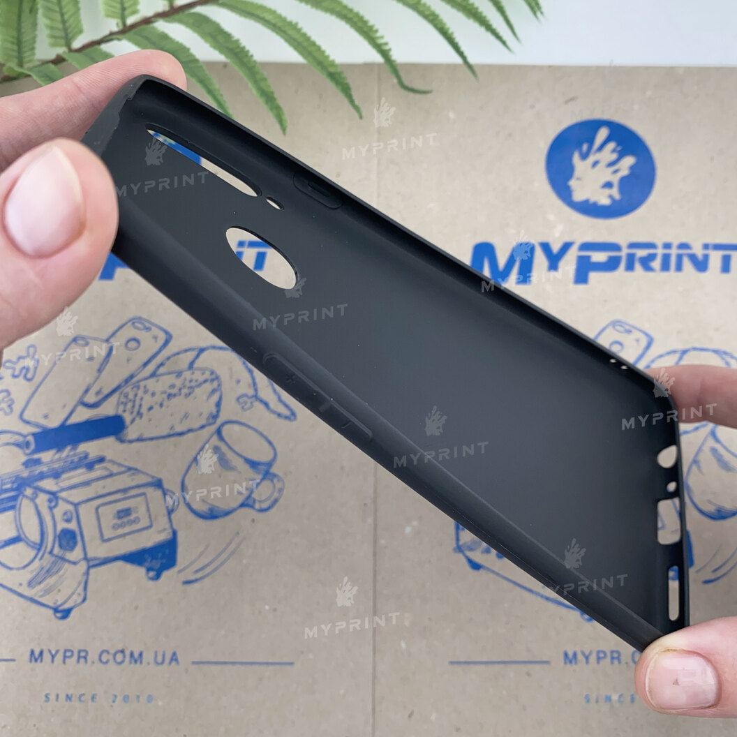 Чохол силіконовий для Samsung A20s чорний (6607) - фото 3 - Чохли для УФ друку
