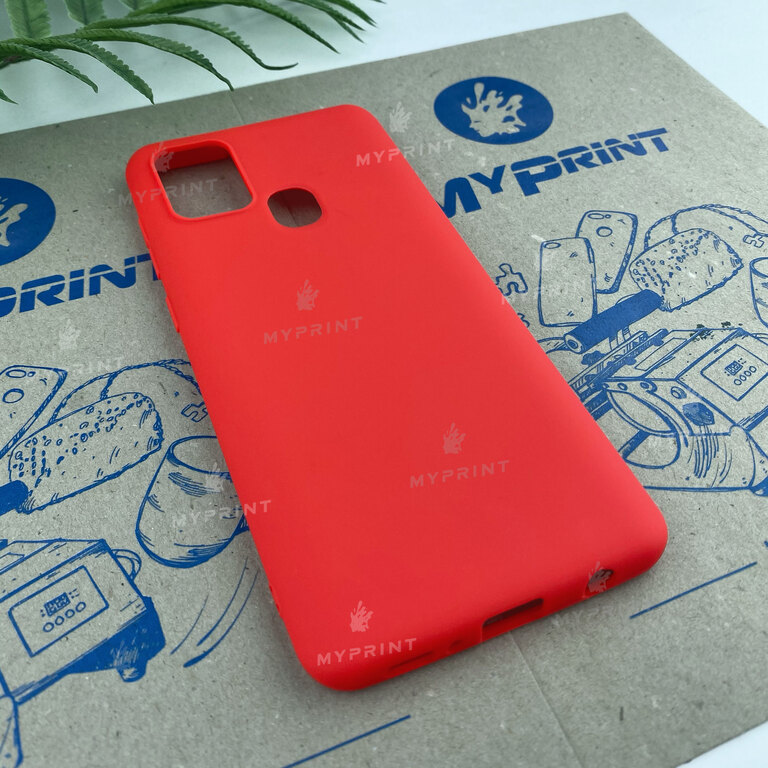 Чохол силіконовий для Samsung A21s червоний (6611) 