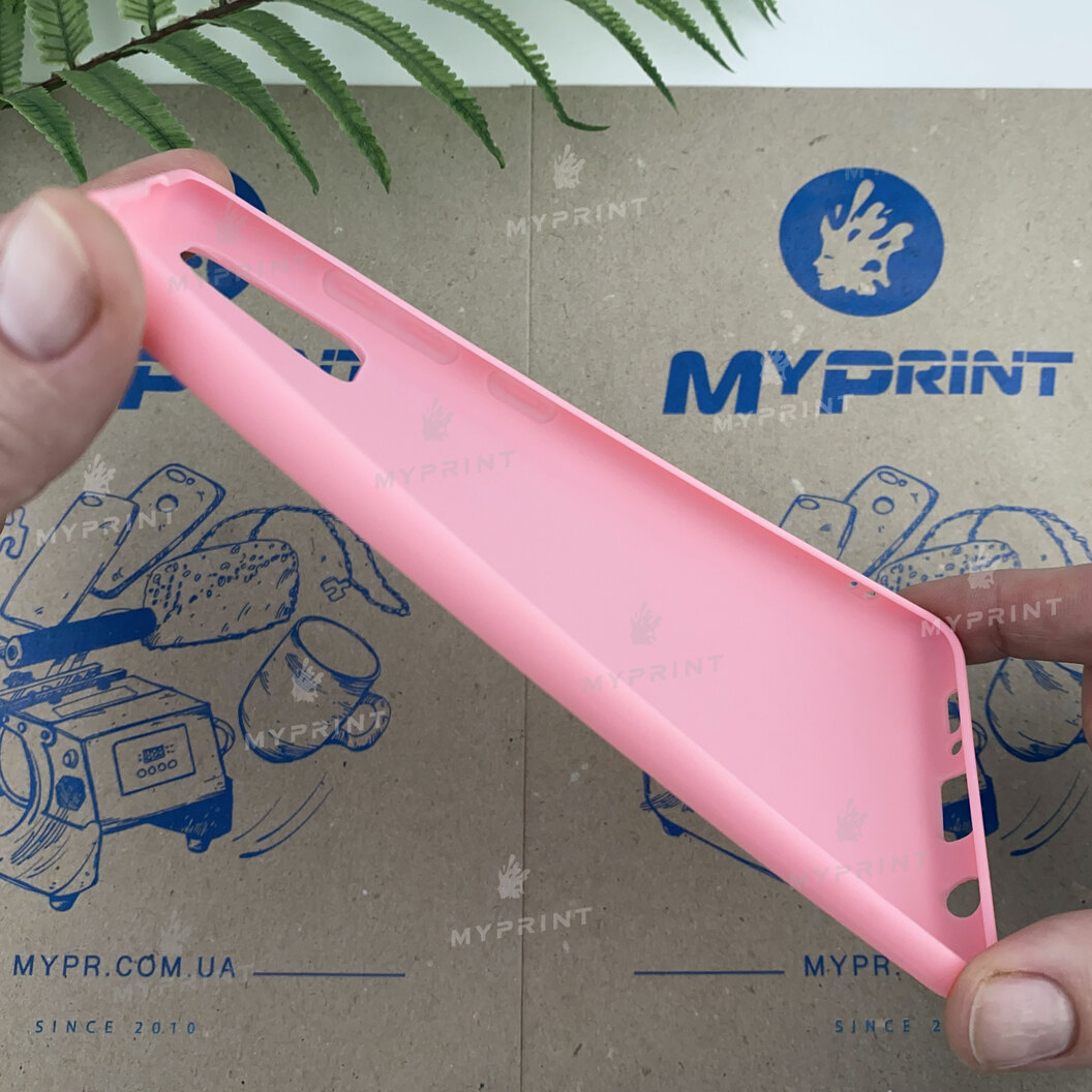 Чохол силіконовий для Samsung A51 рожевий (6584) - фото 3 - Чохли для УФ друку