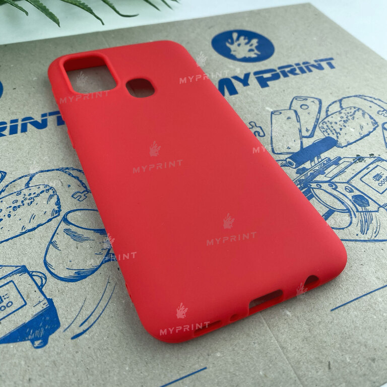 Чохол силіконовий для Samsung M31 червоний (6628) 