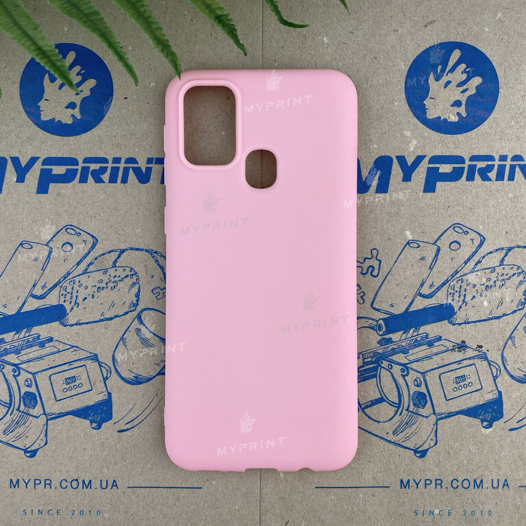 Чохол силіконовий для Samsung M31 рожевий (6627) 