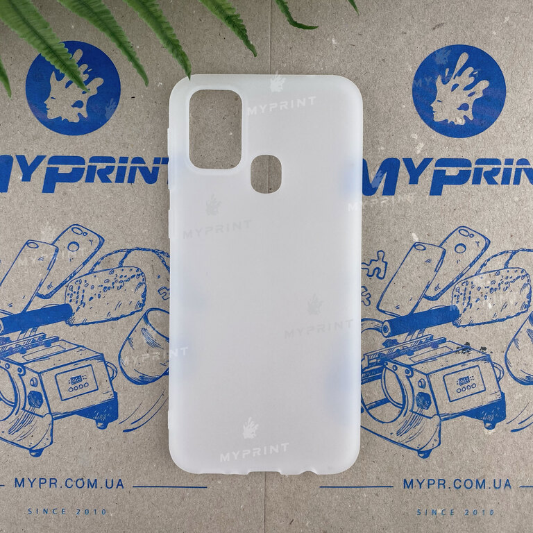 Чохол силіконовий для Samsung M31 білий (6629) 