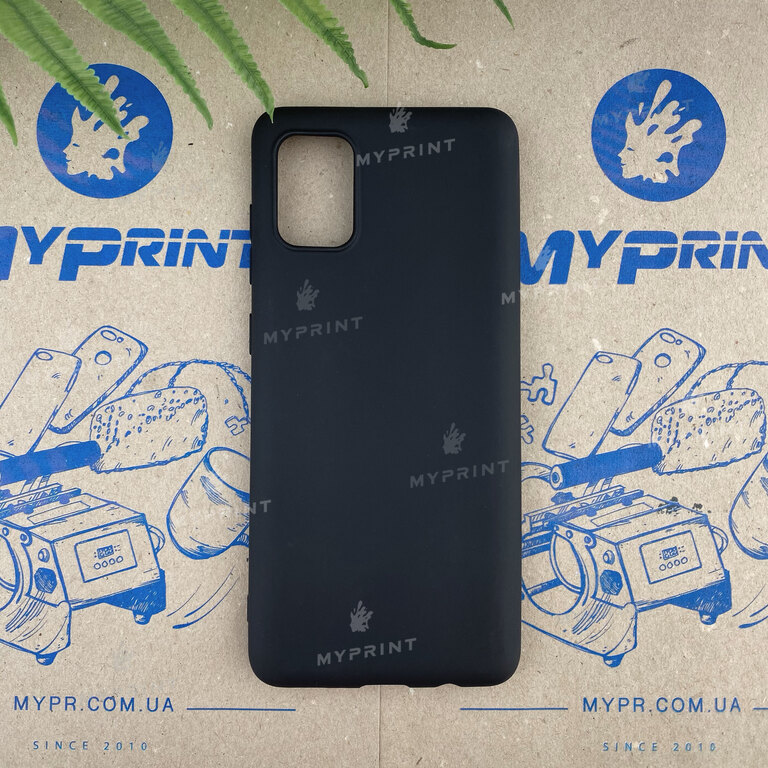 Чохол силіконовий для Samsung A31 чорний (6614) 