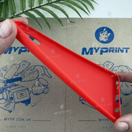 Чохол силіконовий для Samsung Note 10 Lite червоний (6632) - фото 3 - Чохли для УФ друку