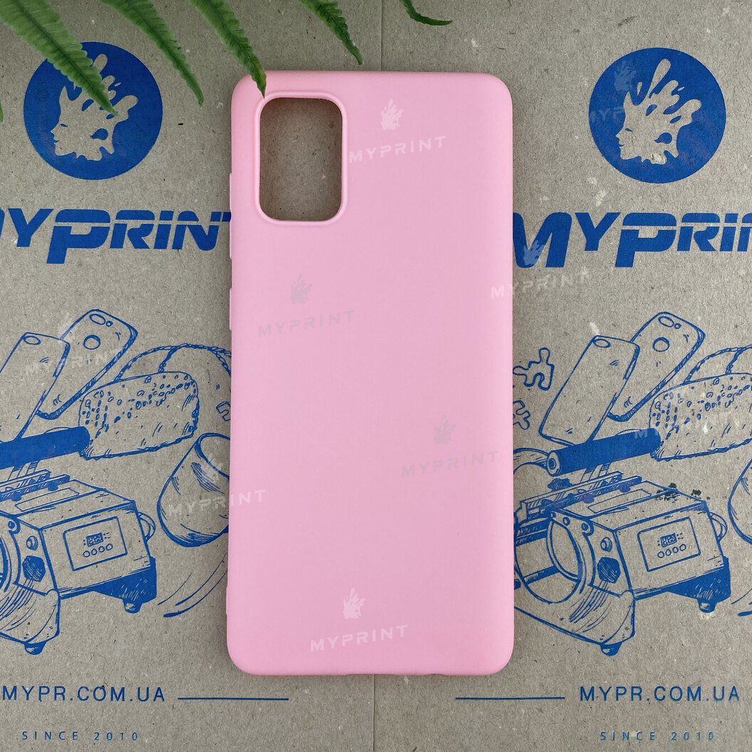 Чохол силіконовий для Samsung A71 рожевий (6620) - фото 1 Чохол силіконовий для Samsung A71 рожевий (6620) - фото 1 - Чохли для УФ друку