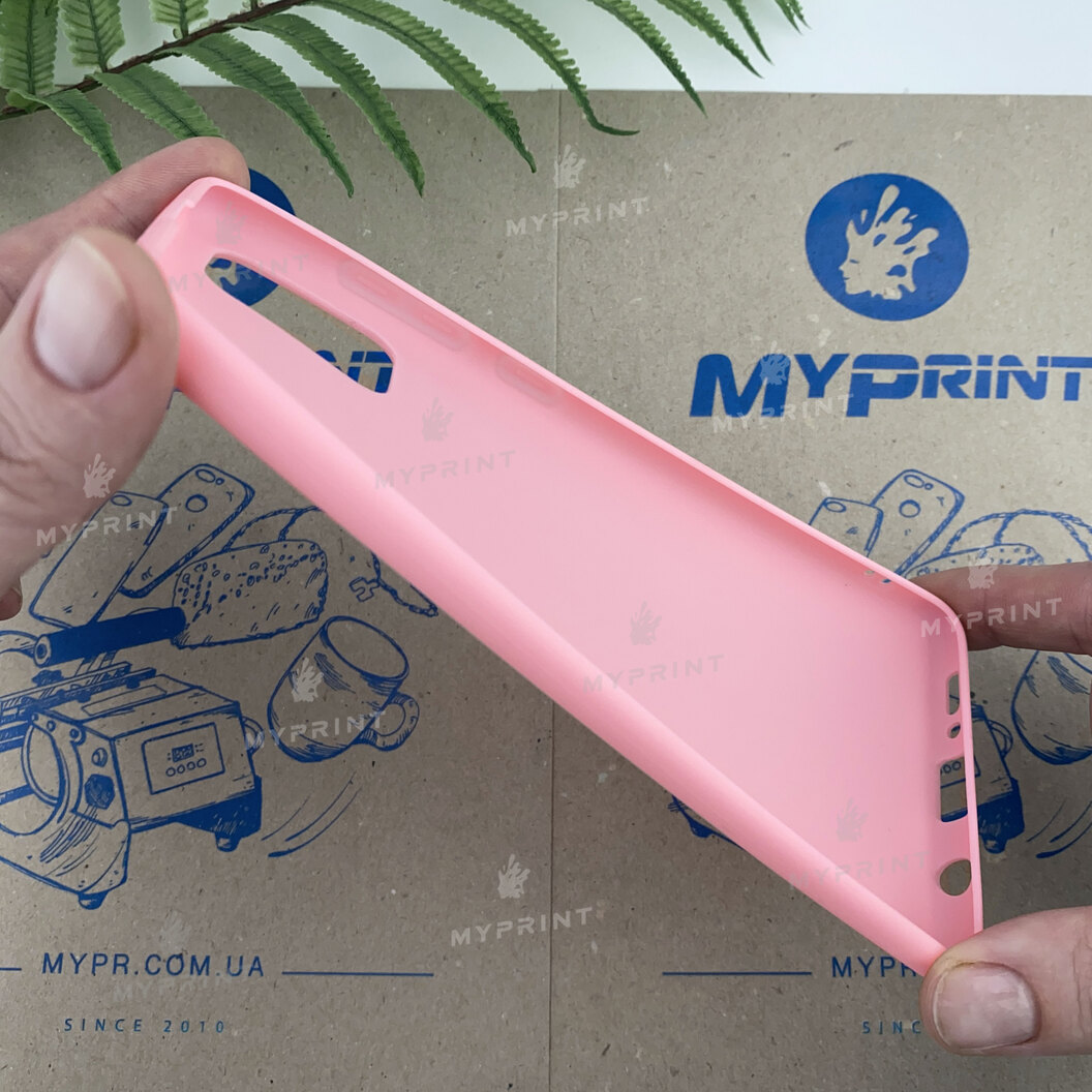 Чохол силіконовий для Samsung A71 рожевий (6620) - фото 3 Чохол силіконовий для Samsung A71 рожевий (6620) - фото 3 - Чохли для УФ друку