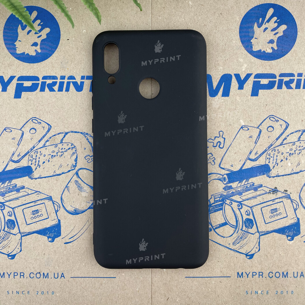Чехол силиконовый для Huawei Honor 10 Lite черный (6557) - фото 1 Чехол силиконовый для Huawei Honor 10 Lite черный (6557) - фото 1 - Чехлы для УФ печати