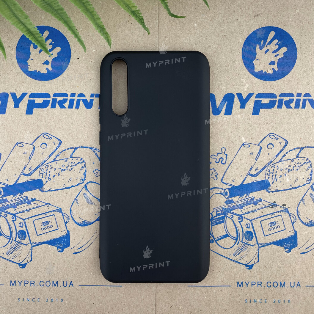 Чохол силіконовий для Huawei P Smart S / Y8p 2020 чорний (6566) - фото 1 - Чохли для УФ друку