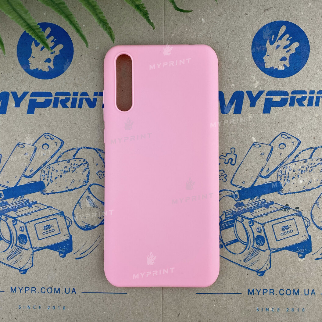 Чохол силіконовий для Huawei P Smart S / Y8p 2020 рожевий (6567) - фото 1 - Чохли для УФ друку