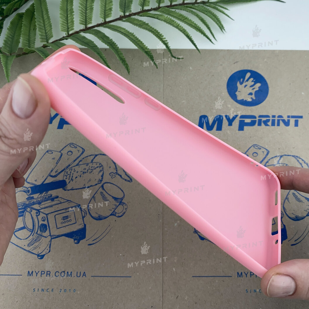 Чохол силіконовий для Huawei P Smart S / Y8p 2020 рожевий (6567) - фото 3 - Чохли для УФ друку