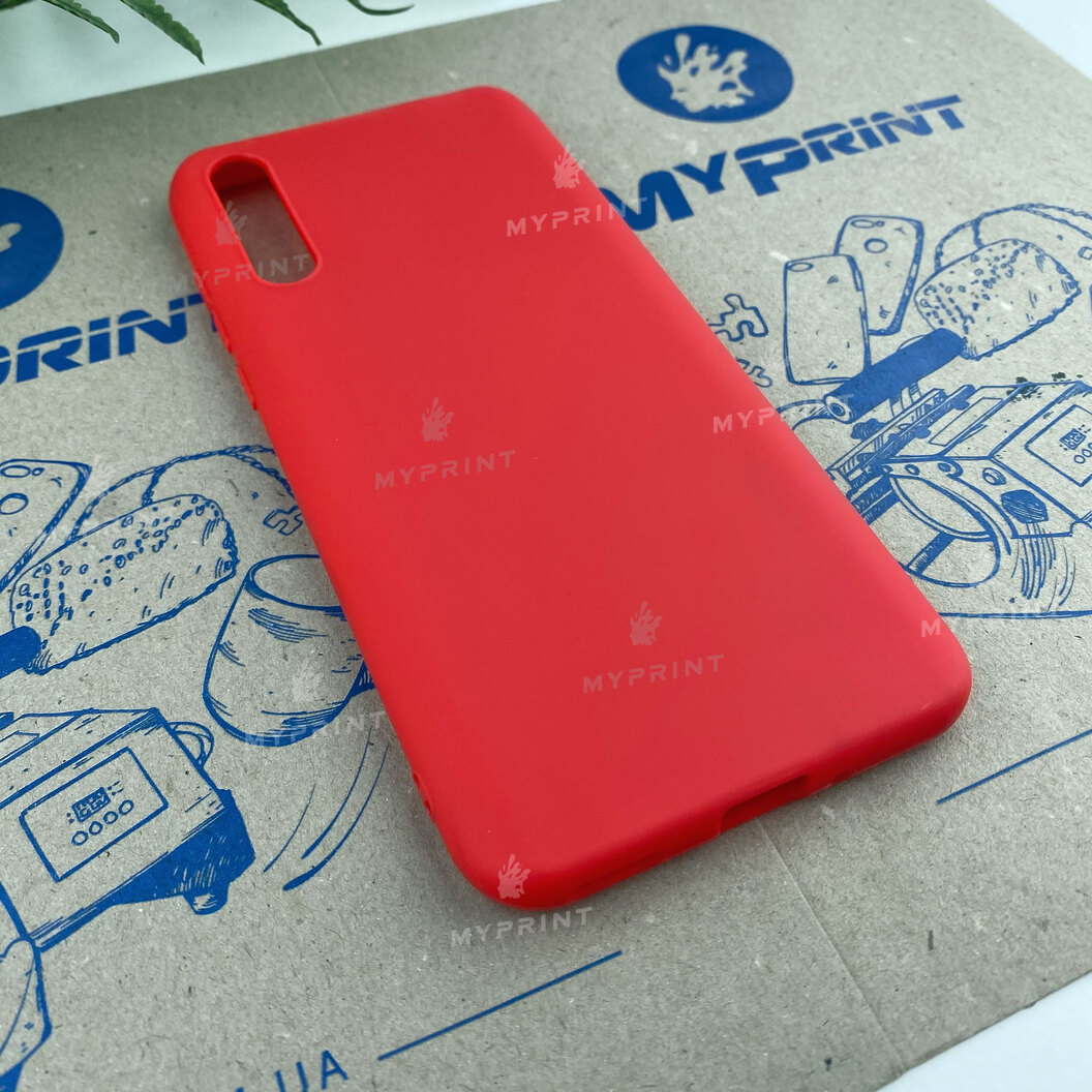 Чехол силиконовый для Huawei P Smart S / Y8p 2020 красный (6568) - фото 2 Чехол силиконовый для Huawei P Smart S / Y8p 2020 красный (6568) - фото 2 - Чехлы для УФ печати