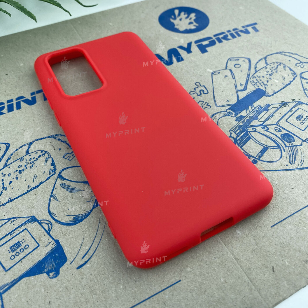 Чохол силіконовий для Huawei P40 червоний (6580) - фото 2 - Чохли для УФ друку