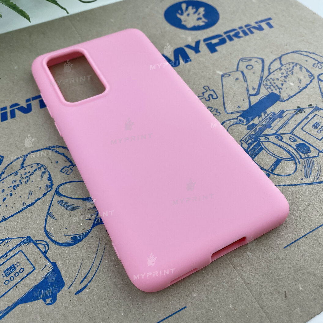 Чохол силіконовий для Huawei P40 рожевий (6574) - фото 2 Чохол силіконовий для Huawei P40 рожевий (6574) - фото 2 - Чохли для УФ друку