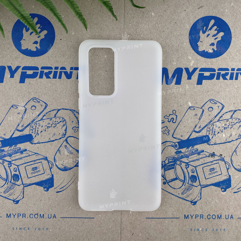Чохол силіконовий для Huawei P40 білий (6581) 
