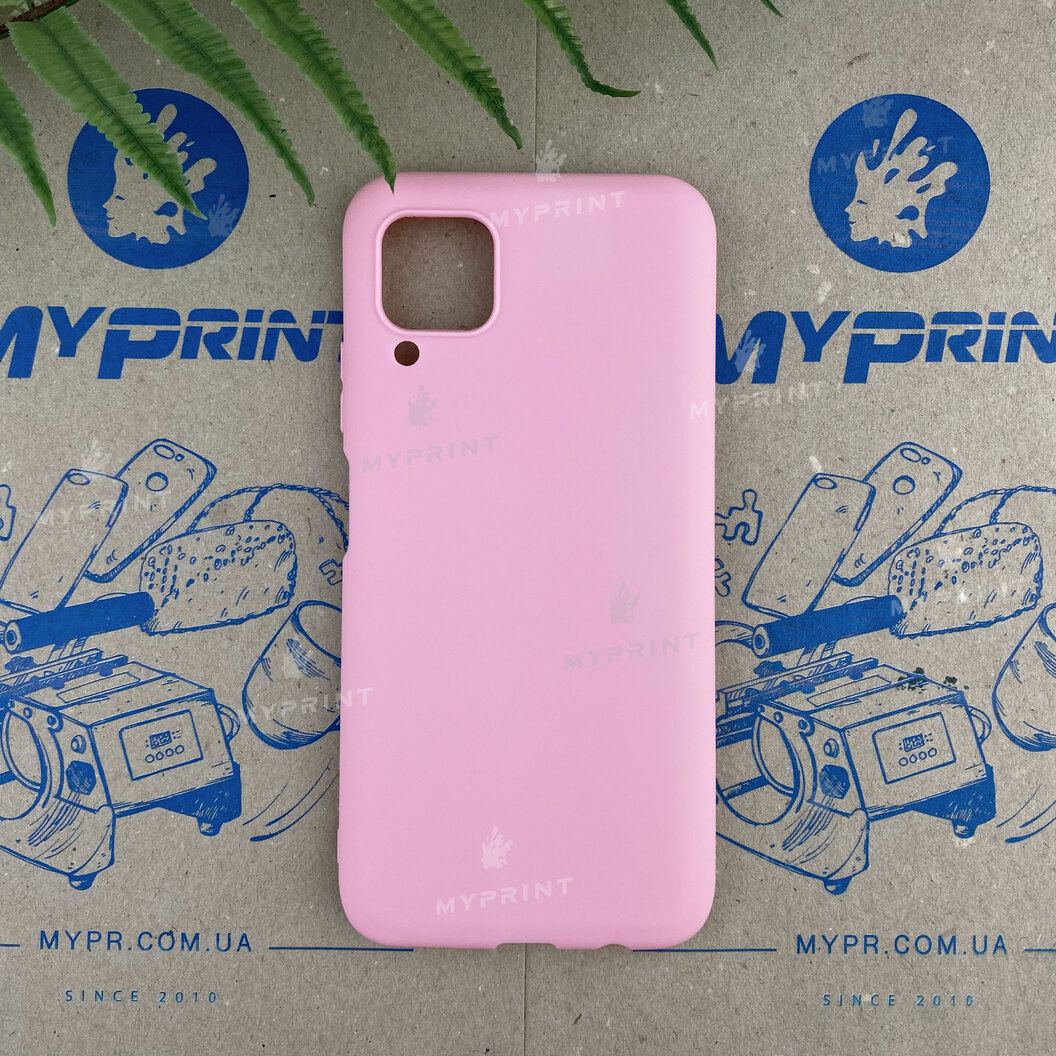 Silicone cover for Huawei P40 Lite / Nova 6 SE pink (6586) - фото 1 Silicone cover for Huawei P40 Lite / Nova 6 SE pink (6586) - фото 1 - Covers for UV printing