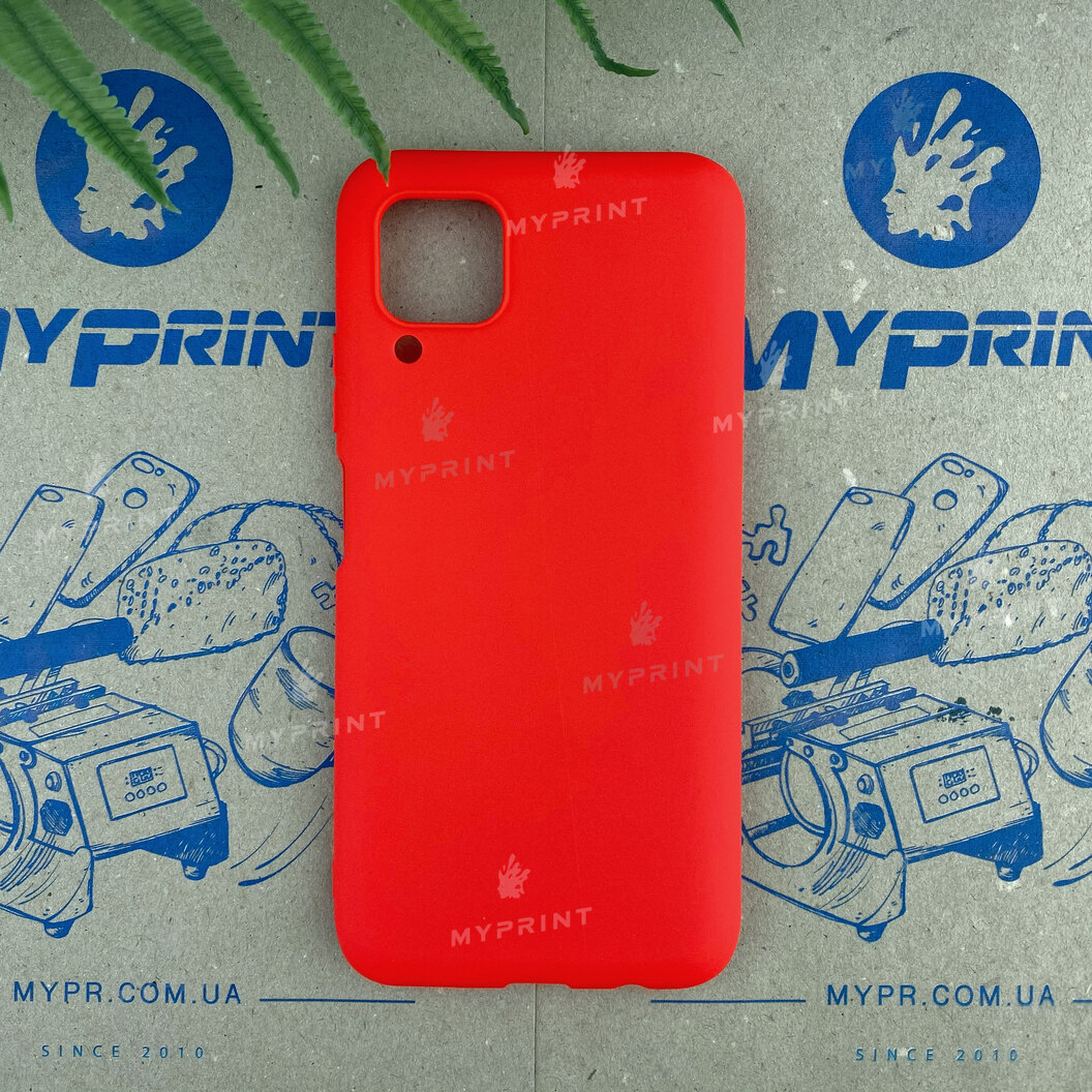 Чохол силіконовий для Huawei P40 Lite / Nova 6 SE червоний (6587) - фото 1 Чохол силіконовий для Huawei P40 Lite / Nova 6 SE червоний (6587) - фото 1 - Чохли для УФ друку