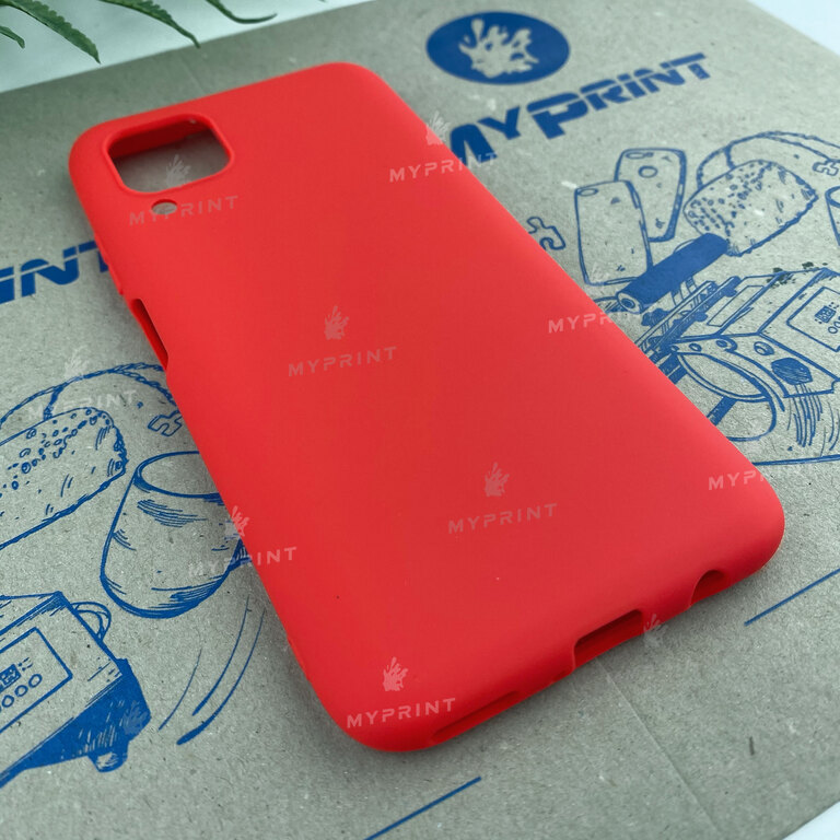 Чохол силіконовий для Huawei P40 Lite / Nova 6 SE червоний (6587) 