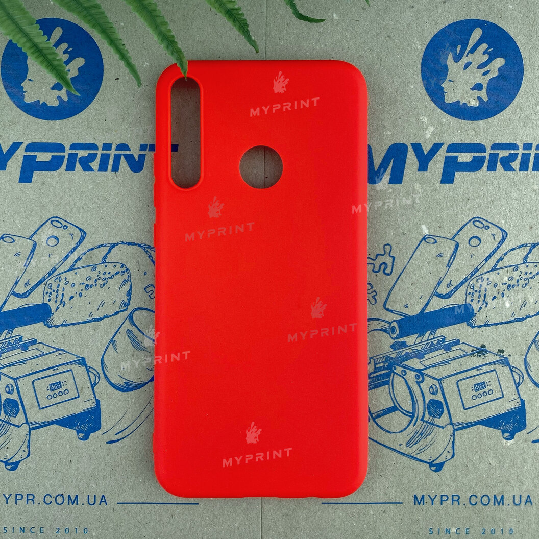 Чохол силіконовий для Huawei P40 Lite E / Y7P червоний (6592) - фото 1 Чохол силіконовий для Huawei P40 Lite E / Y7P червоний (6592) - фото 1 - Чохли для УФ друку