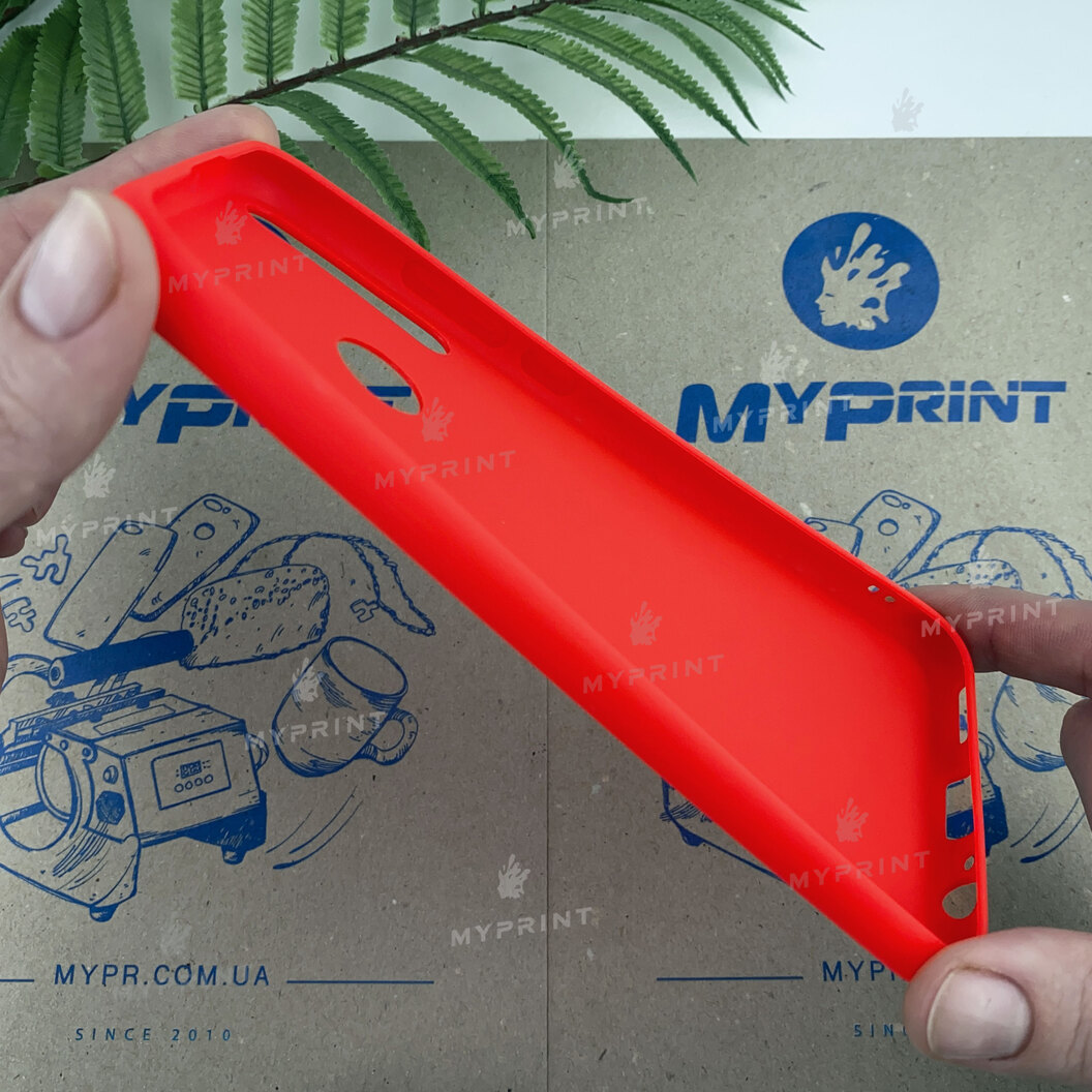 Чохол силіконовий для Huawei P40 Lite E / Y7P червоний (6592) - фото 3 Чохол силіконовий для Huawei P40 Lite E / Y7P червоний (6592) - фото 3 - Чохли для УФ друку