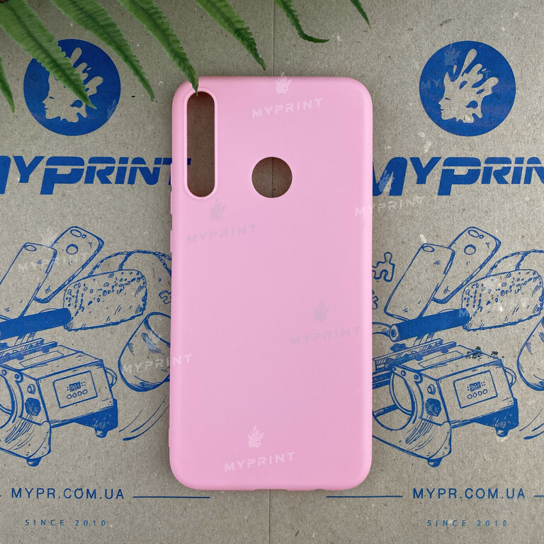 Чохол силіконовий для Huawei P40 Lite E / Y7P рожевий (6591)  Чохол силіконовий для Huawei P40 Lite E / Y7P рожевий (6591)