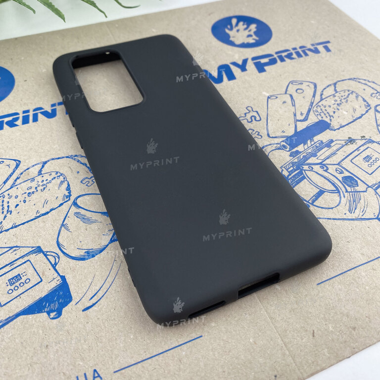 Чохол силіконовий для Huawei P40 Pro чорний (6576) 