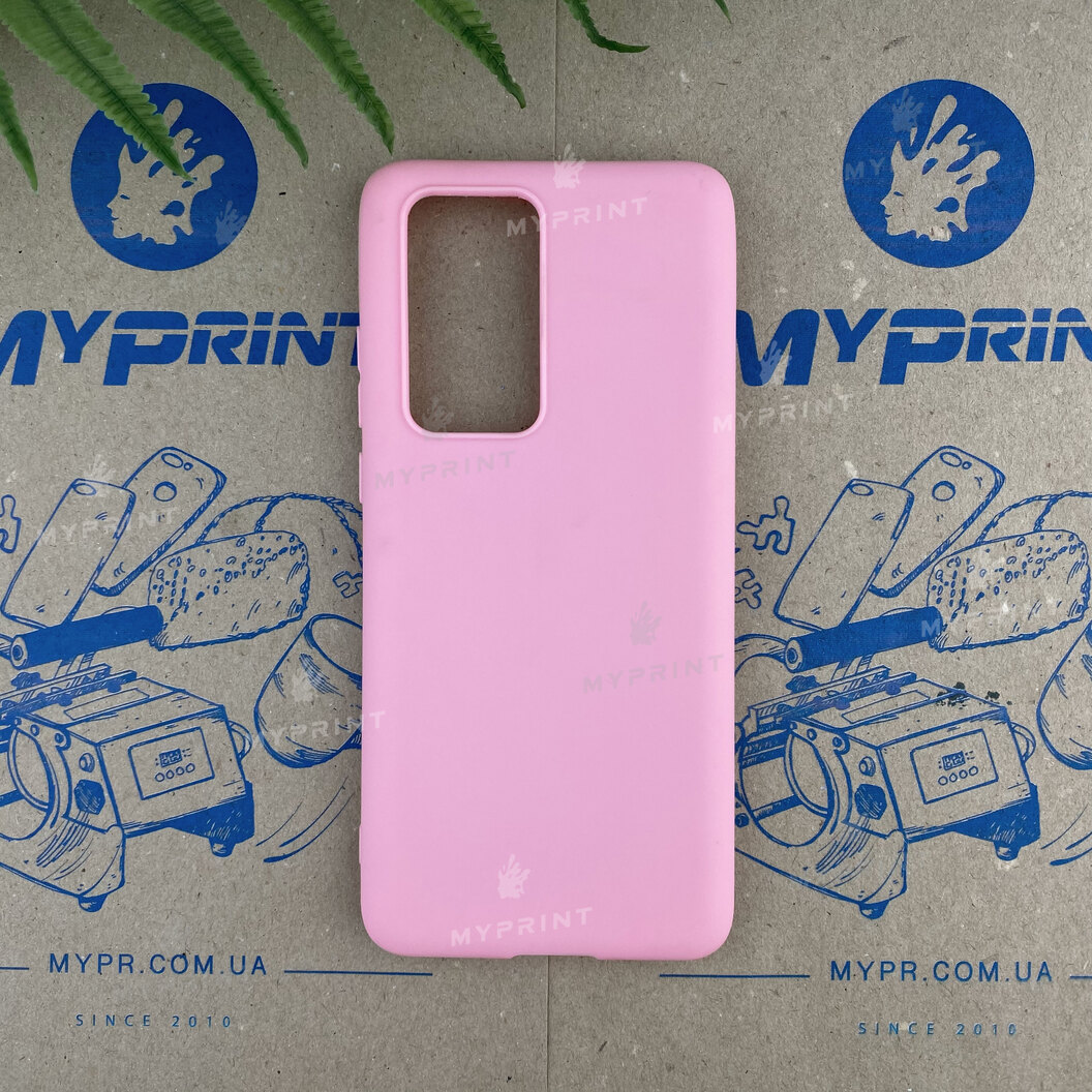 Чохол силіконовий для Huawei P40 Pro рожевий (6577) - фото 1 Чохол силіконовий для Huawei P40 Pro рожевий (6577) - фото 1 - Чохли для УФ друку