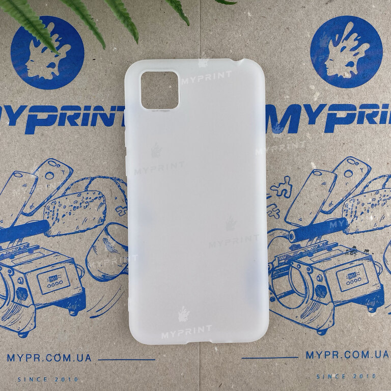 Чохол силіконовий для Huawei Y5p білий (6598) 