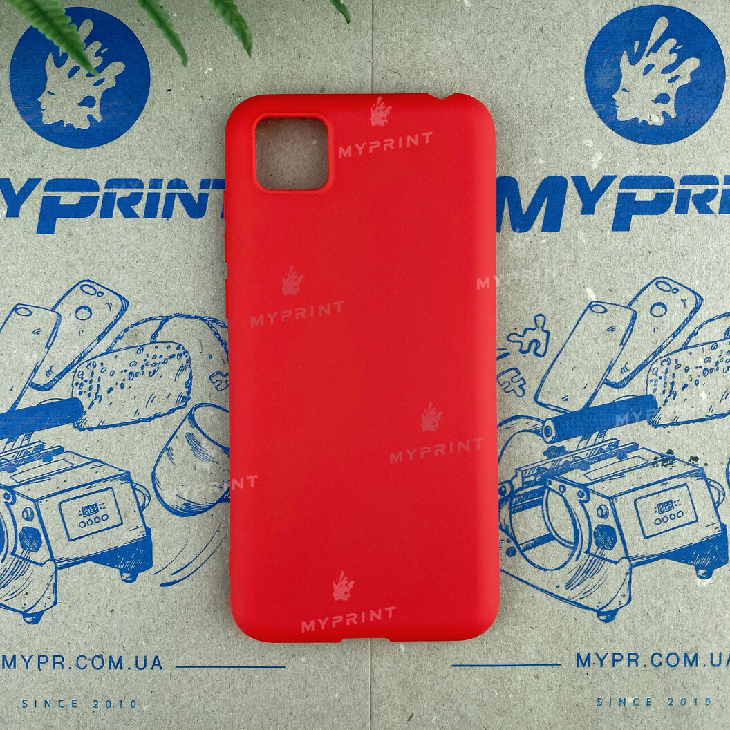 Чохол силіконовий для Huawei Y5p червоний (6597) - фото 1 Чохол силіконовий для Huawei Y5p червоний (6597) - фото 1 - Чохли для УФ друку