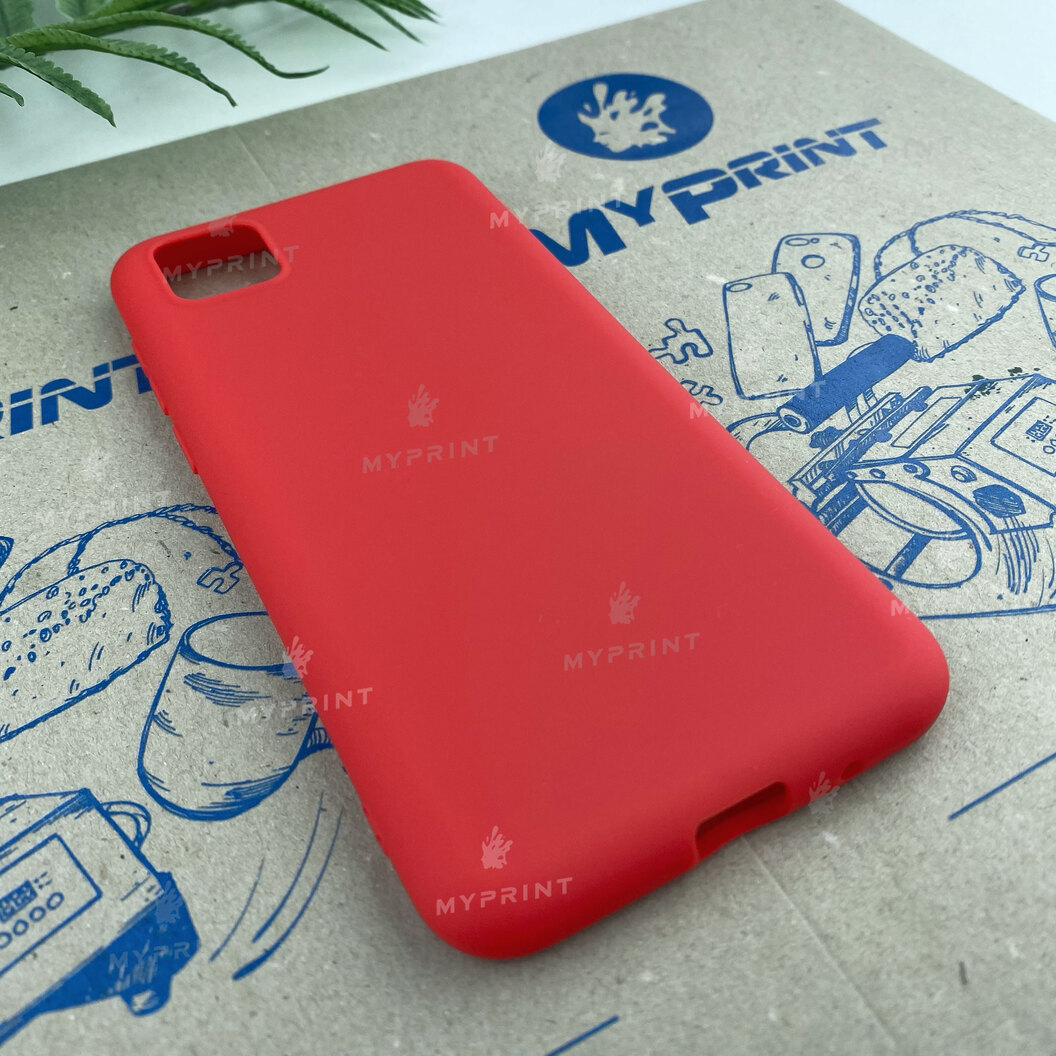Чохол силіконовий для Huawei Y5p червоний (6597) - фото 2 Чохол силіконовий для Huawei Y5p червоний (6597) - фото 2 - Чохли для УФ друку