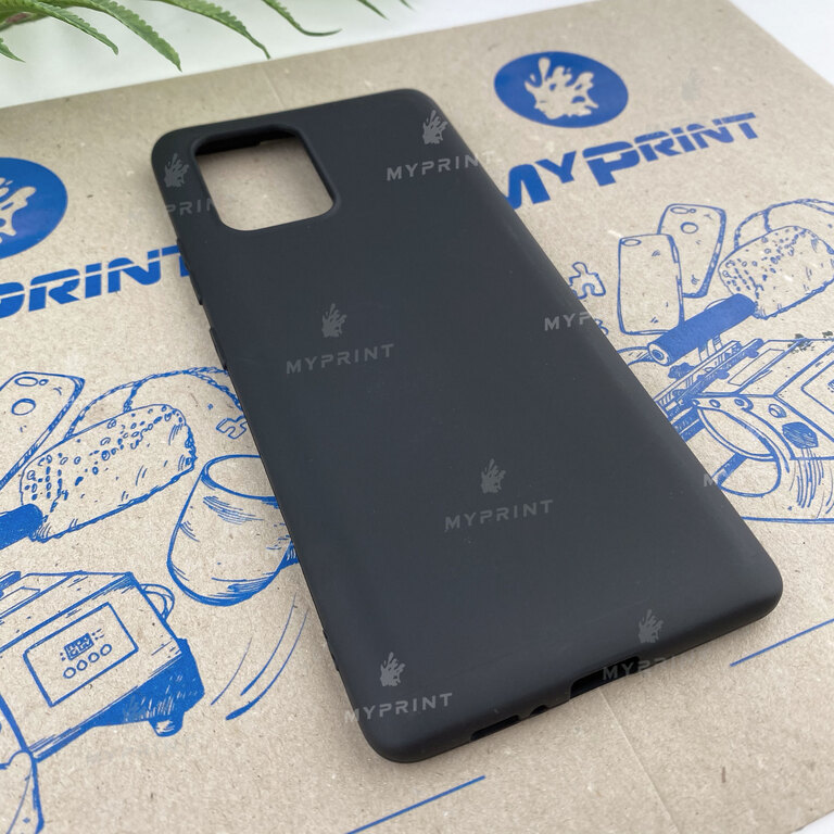 Чохол силіконовий для Samsung S10 Lite чорний (6634) 