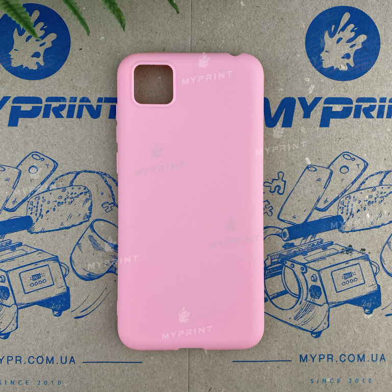 Чохол силіконовий для Huawei Y5p рожевий (6596) 