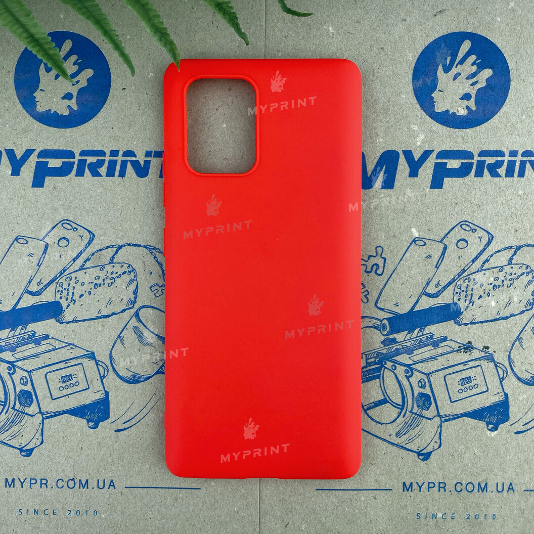 Чохол силіконовий для Samsung S10 Lite червоний (6636) - фото 1 Чохол силіконовий для Samsung S10 Lite червоний (6636) - фото 1 - Чохли для УФ друку