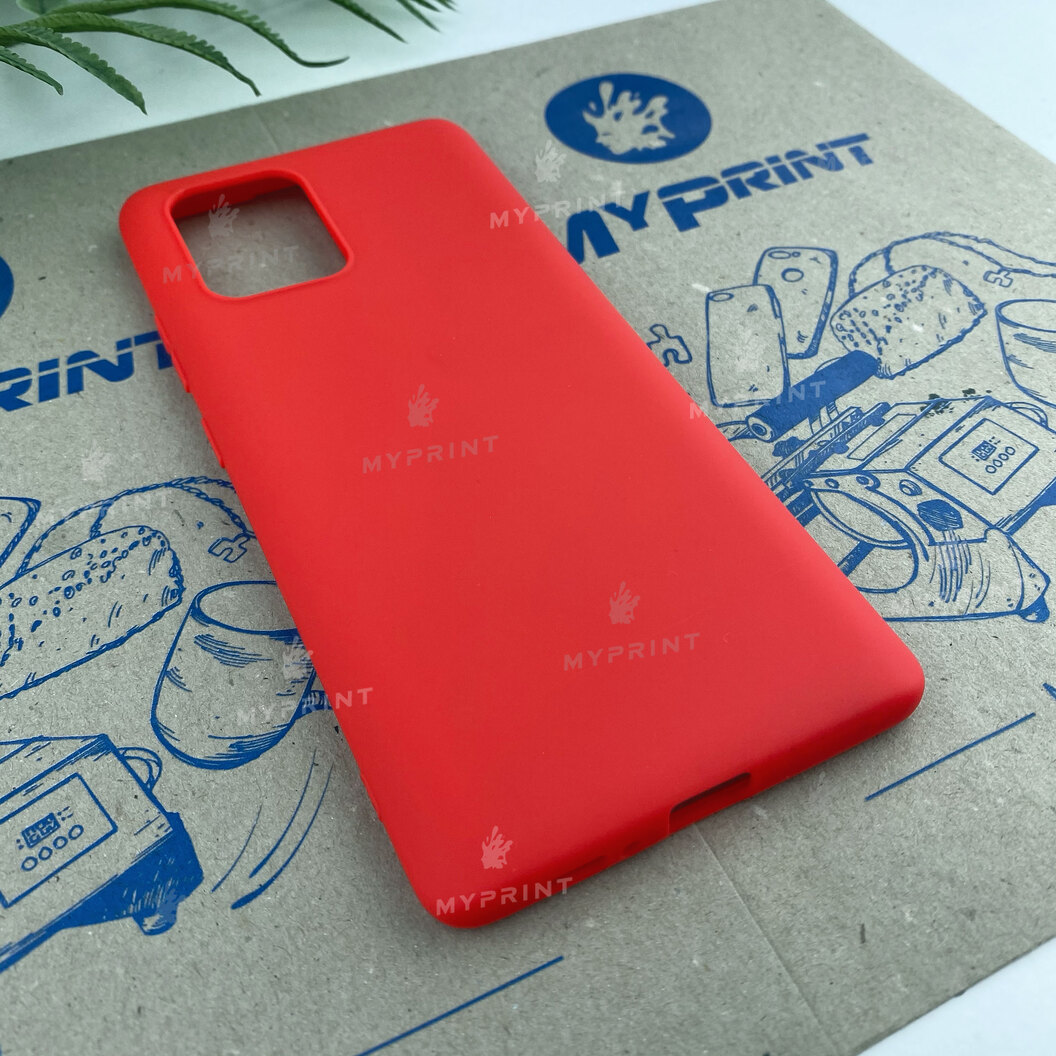Чохол силіконовий для Samsung S10 Lite червоний (6636) - фото 2 Чохол силіконовий для Samsung S10 Lite червоний (6636) - фото 2 - Чохли для УФ друку