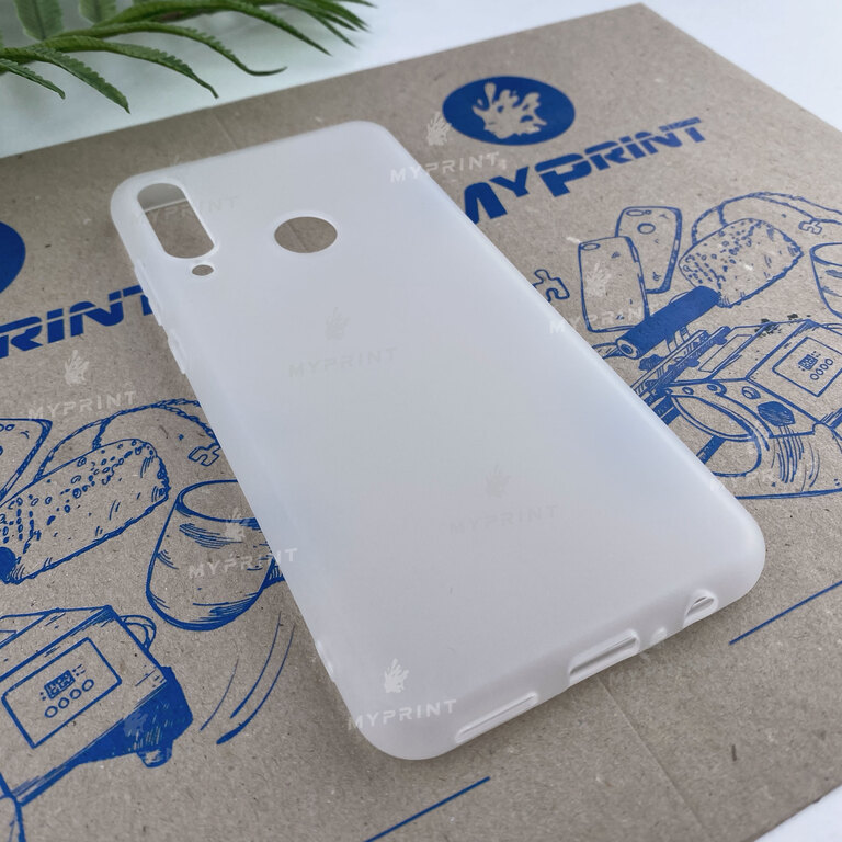 Чохол силіконовий для Huawei Y6p білий (6603)  Чохол силіконовий для Huawei Y6p білий (6603)