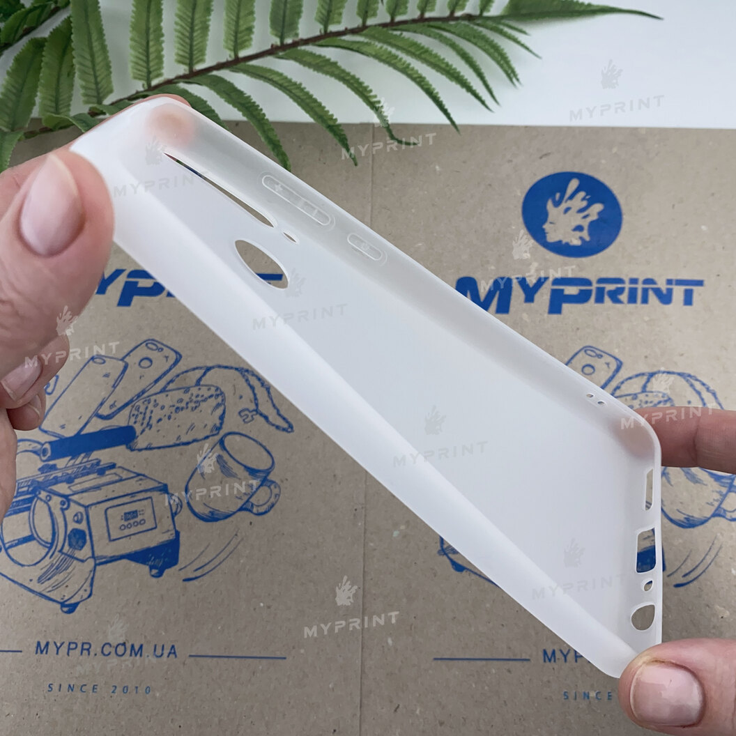 Чохол силіконовий для Huawei Y6p білий (6603) - фото 3 Чохол силіконовий для Huawei Y6p білий (6603) - фото 3 - Чохли для УФ друку